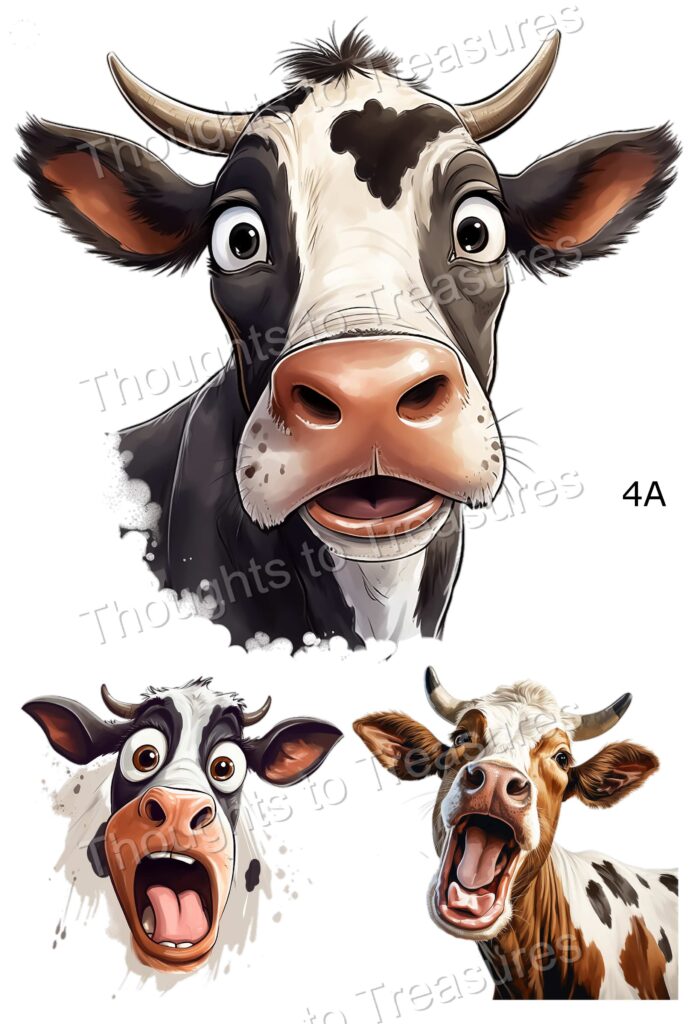 “Cows Silly” Printable [4A] – Thoughts to Treasures