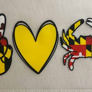Maryland Peace Love Crab