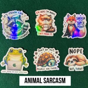 Animal Sarcasm Stickers