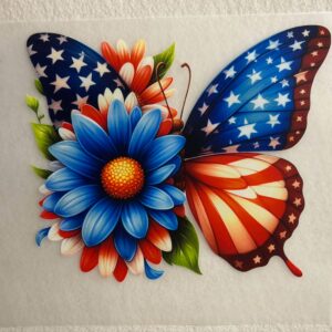 Flag Colored Butterfly