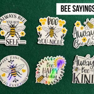 Bee Sayings Stickers