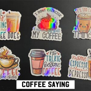 Coffee Sayings Stickers